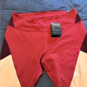 Nike Red and Peach Active Leggings